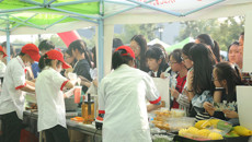 倡導健康飲食𓀀，領略美食文化——摩鑫召開第一屆校園文化美食節